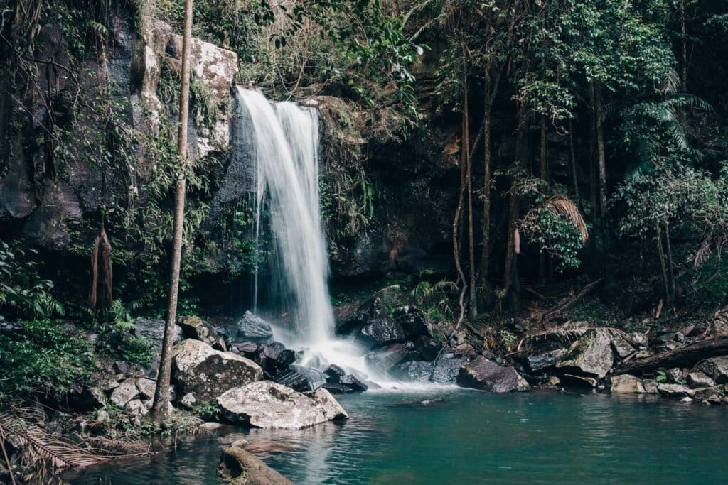 Tamborine mountain waterfall