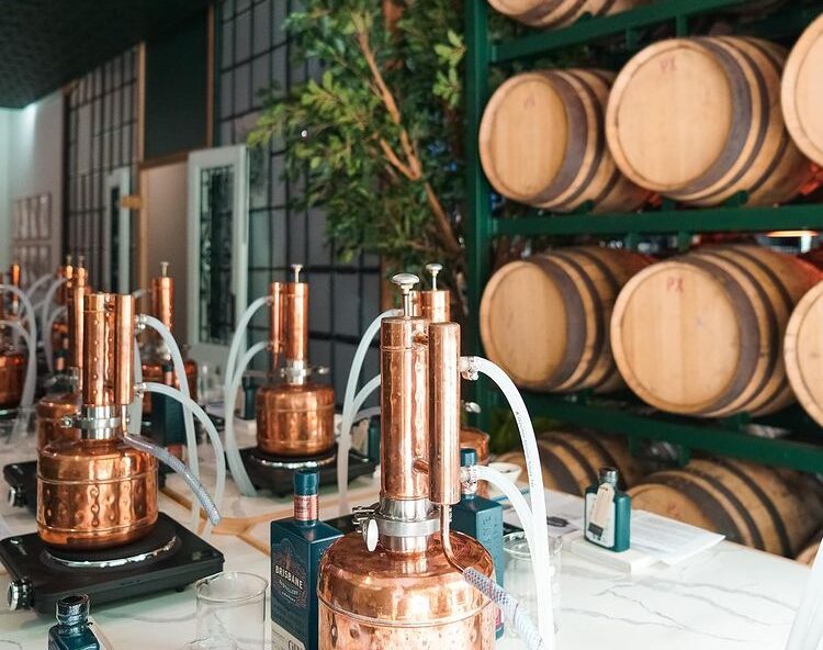 Brisbane Distillery gin-making class