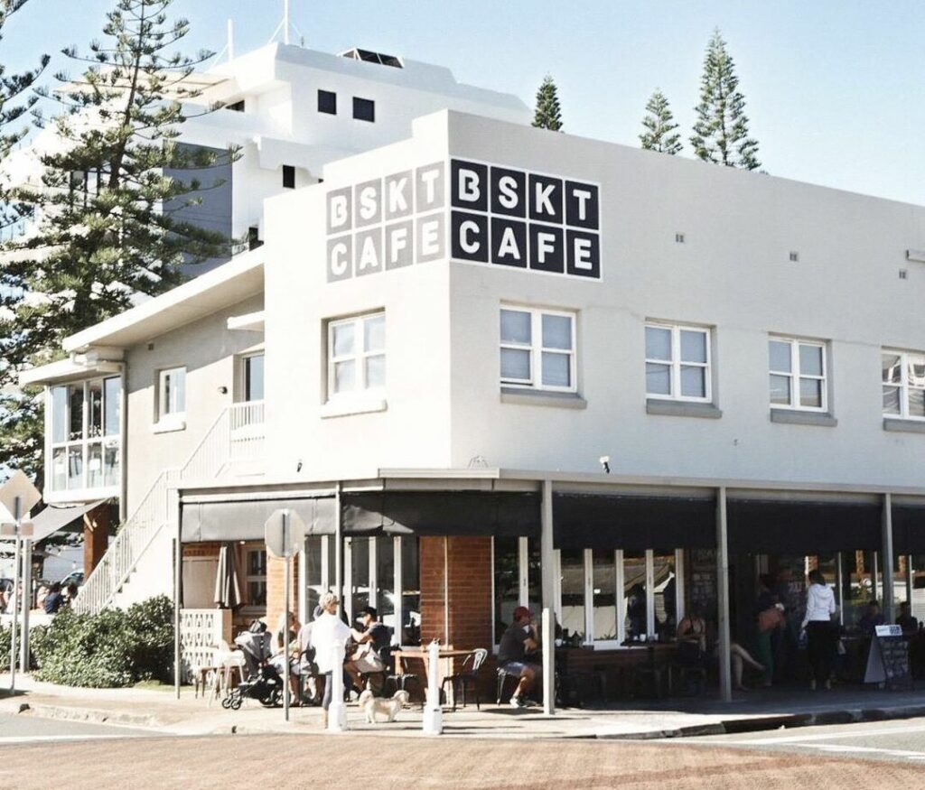 bskt cafe nobby beach 