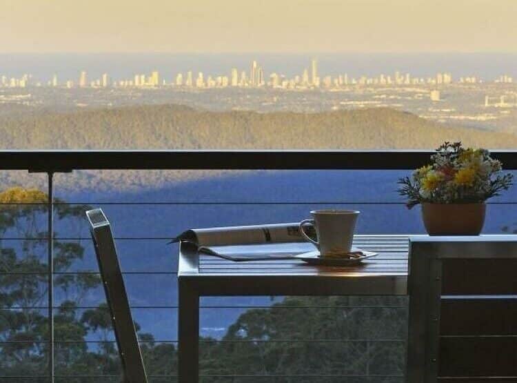 Scenic Rim view from Tamborine Mountain