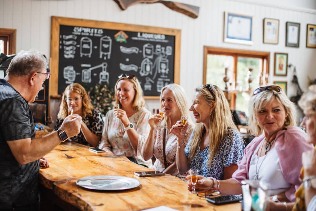 Tamborine Mountain distillery tasting session