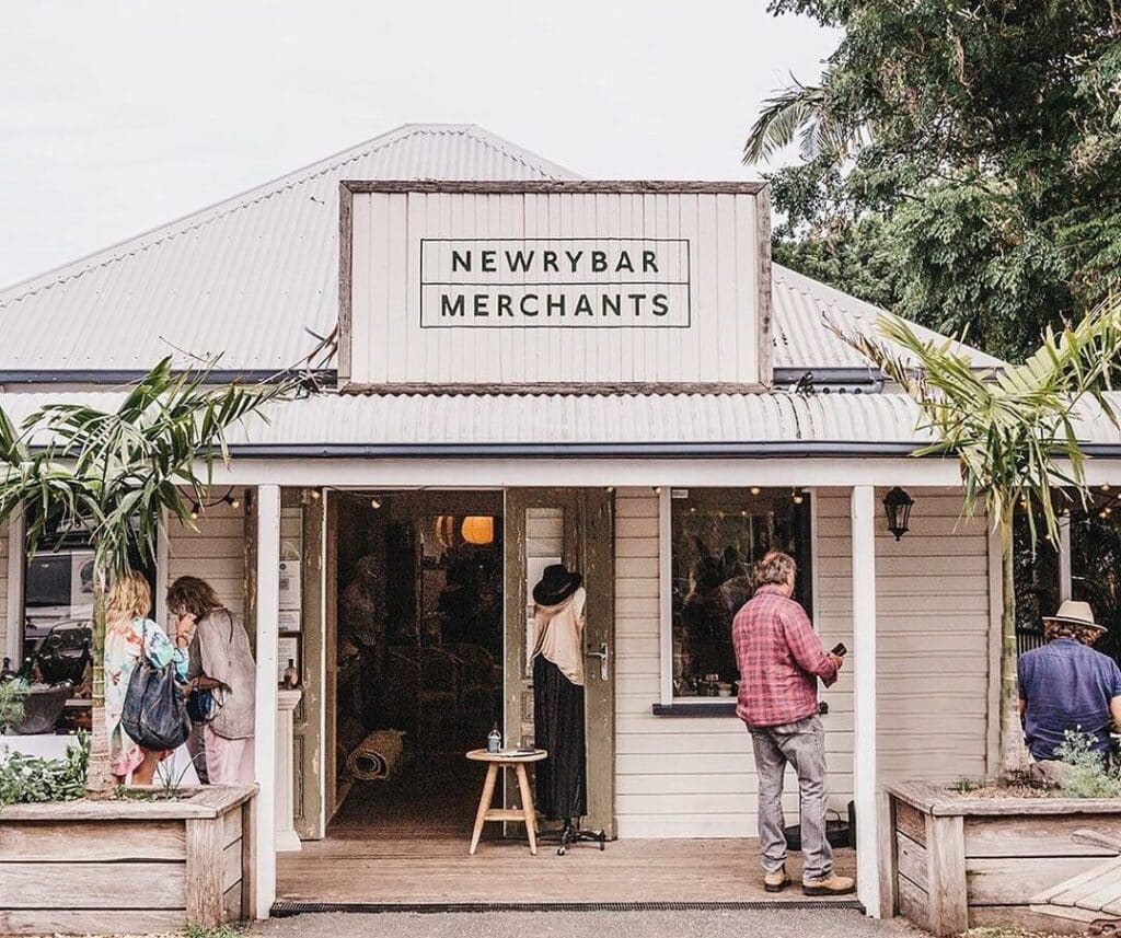 Newrybar boutique shops near Byron Bay