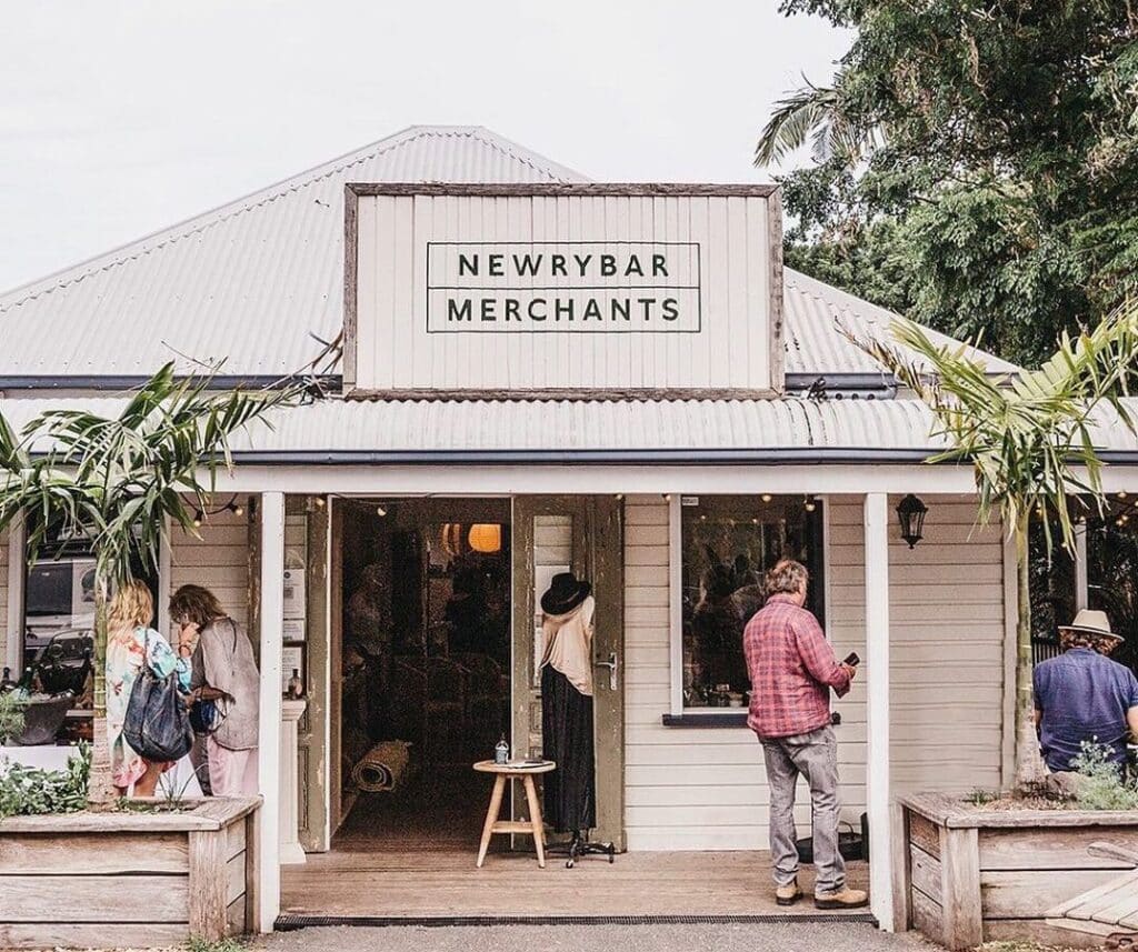 Newrybar boutique shops near Byron Bay